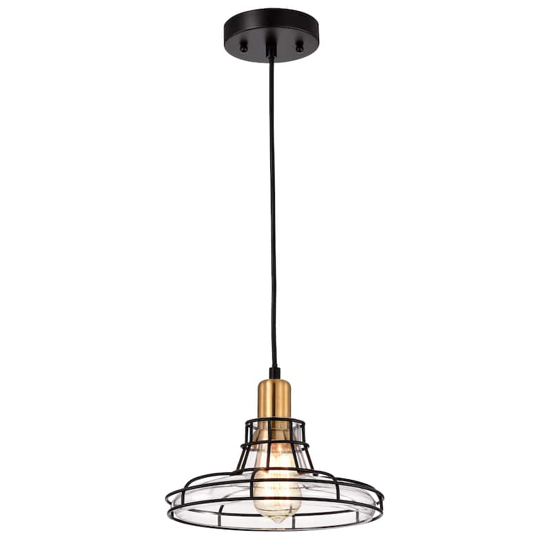 1-light Oil Rubbed Bronze Hanging Pendant