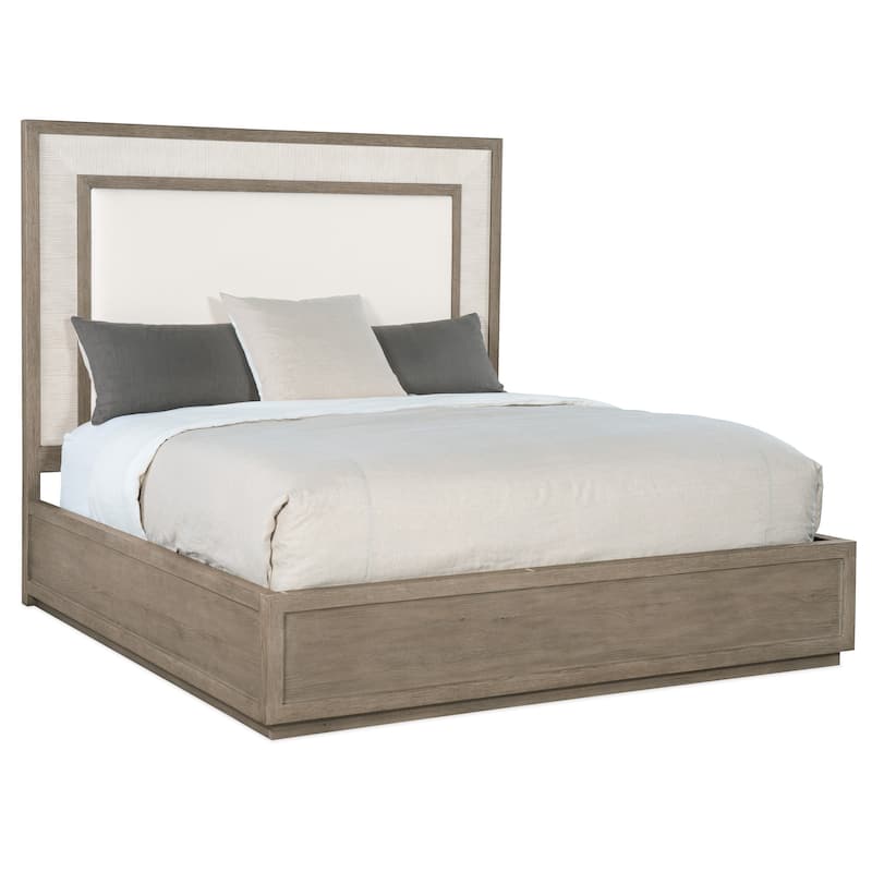 Serenity Rookery King Upholstered Panel Bed
