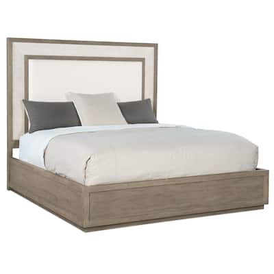 Serenity Rookery King Upholstered Panel Bed