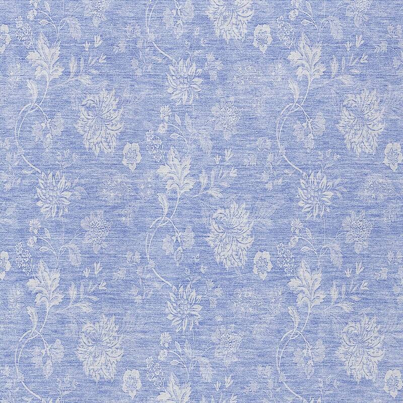 HomeRoots Floral Transitional Rectangle Outdoor Rug