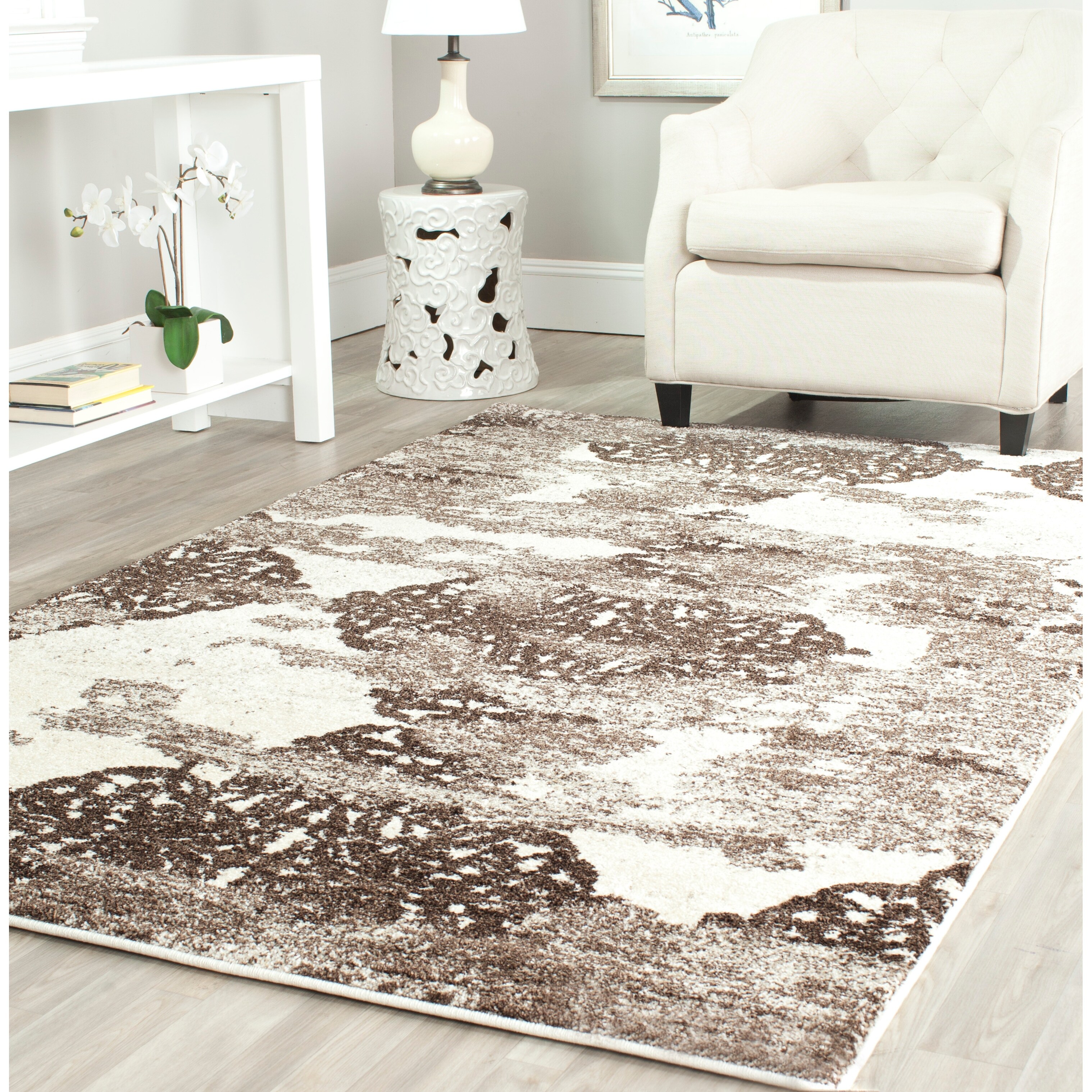 Shop Safavieh Retro Helgrid Distressed Modern Abstract Rug On Sale Overstock 6565604