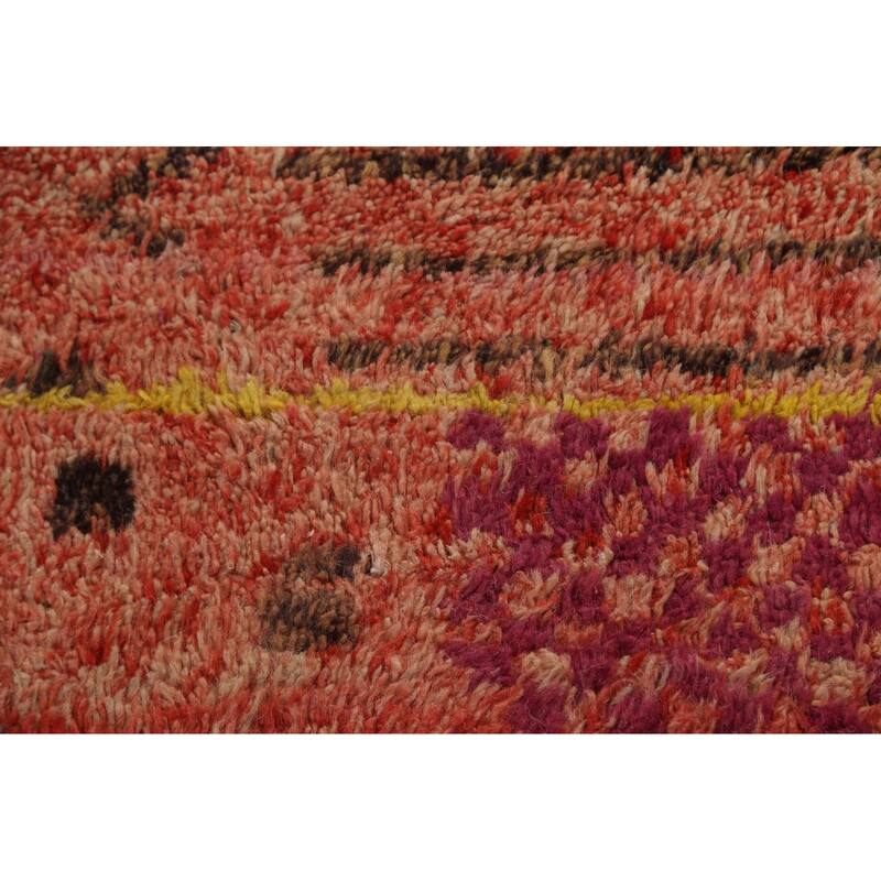 Moroccan Oriental Large Area Rug Handmade Wool Carpet - 11'4"x 19'5"