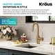 preview thumbnail 34 of 124, Kraus Oletto Single Handle 1-Hole Kitchen Bar Faucet