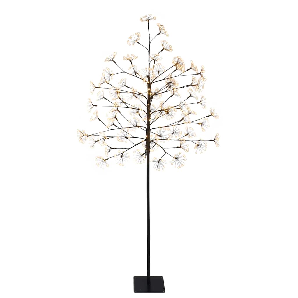Puleo International 6' Pre-Lit Twig Tree with Micro LED Warm White Lights