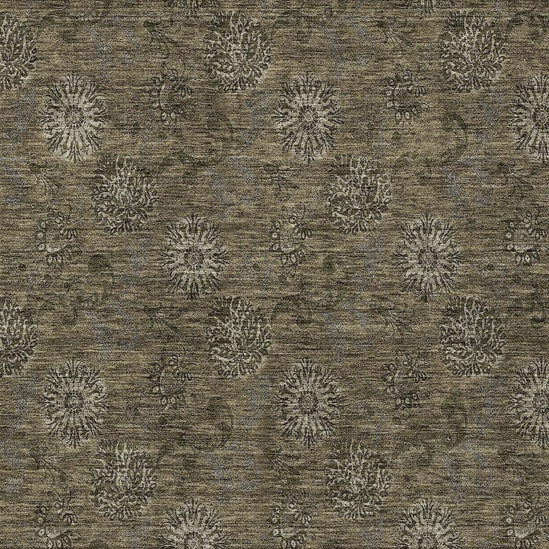 HomeRoots Floral Transitional Rectangle Outdoor Rug