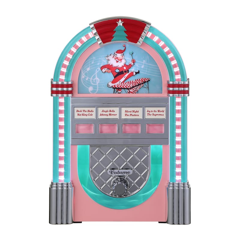 9" Retro Jukebox - Pink