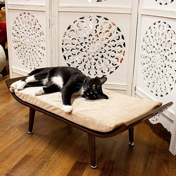 mid century cat bed