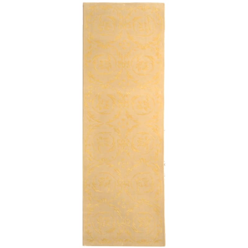 SAFAVIEH Handmade French Tapis Pragya Shabby Chic Oriental Wool - 2' 6" x 8' - Assorted - Runner