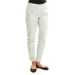 Shop Style Co Womens Light Blue Floral Boyfriend Pants Size Xs