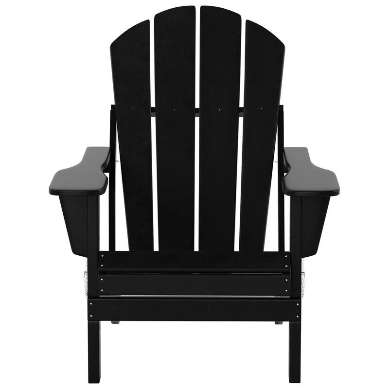 POLYTRENDS Laguna Outdoor Eco-Friendly Poly Folding Adirondack Chair (Set of 2)