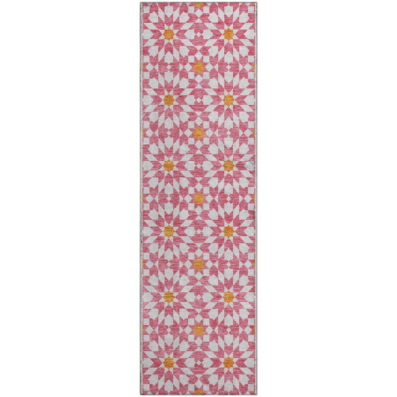 Premium Washable Super Soft Modern Mosaic Mayfield Rug