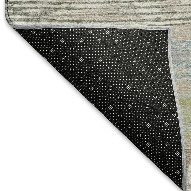 Premium Washable Super Soft Abstract Stripes Mayfield Rug