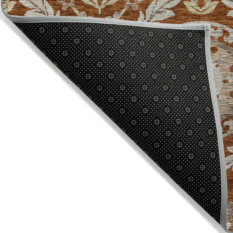 HomeRoots Floral Transitional Rectangle Outdoor Rug