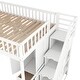 preview thumbnail 44 of 53, Loft Bed with Bookshelf,Drawers,Desk,and Wardrobe