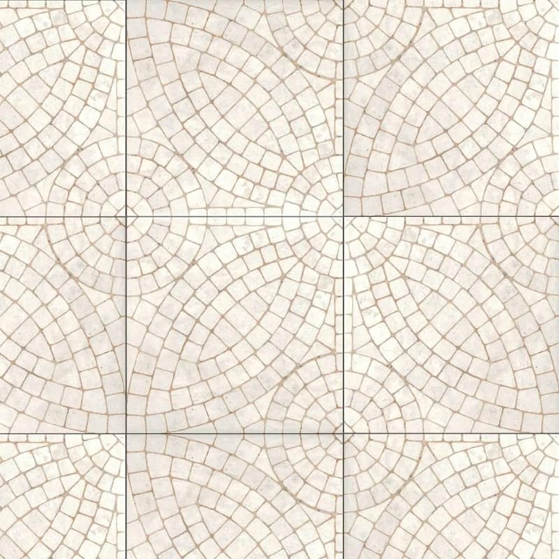 Roman Road 8x8 Matte Porcelain Encaustic Tile - Floor, Wall, Backsplash