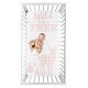 preview thumbnail 1 of 0, Pink Woodland Deer Girl Photo Op Fitted Crib Sheet - Blush and White Buffalo Plaid Check Shabby Chic Rustic Country Farmhouse