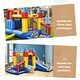 preview thumbnail 5 of 6, Inflatable Bounce House with Basketball Rim and 780W Blower - Multi - 130" x 118" x 82.5"