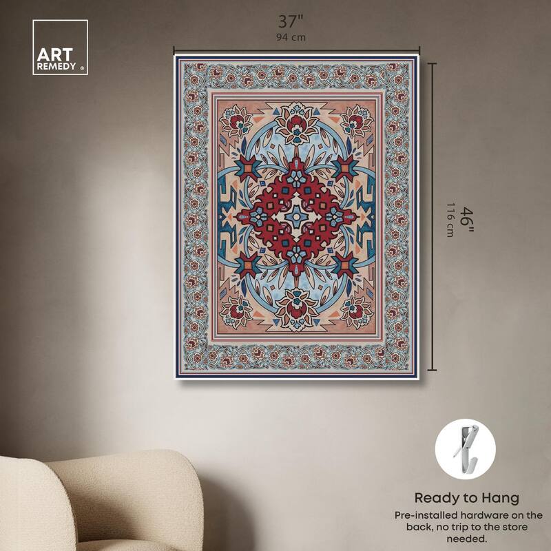 Ornamental bloom Canvas by Art Remedy