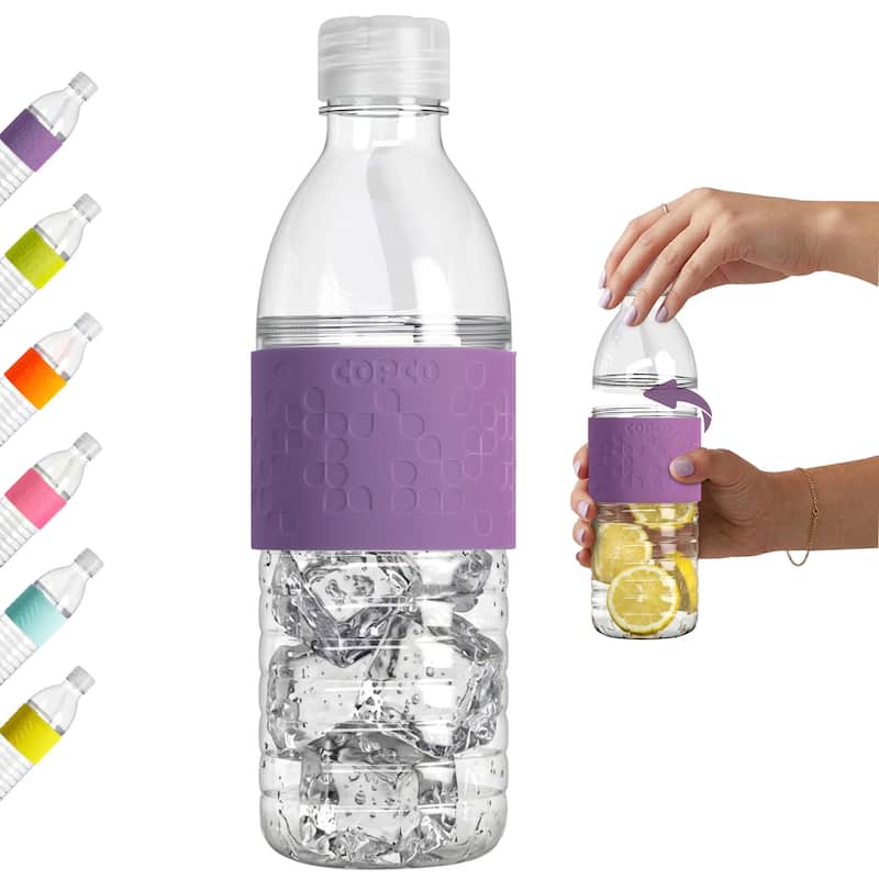 Copco Hydra Tritan Water Bottle Leak Proof & Dishwasher Safe - 16.9 oz - Purple