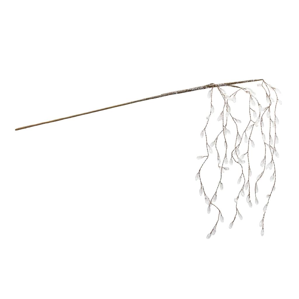 6 Piece Set Icy Hanging Artificial Christmas Branches 22.75"