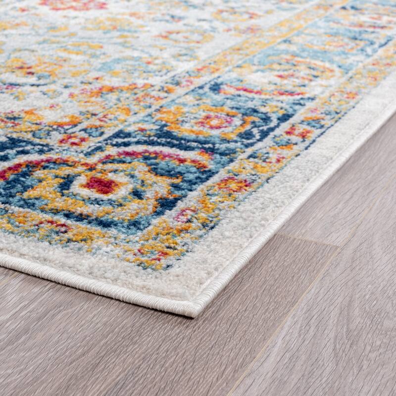 Gematria French Country Floral Indoor Area Rug