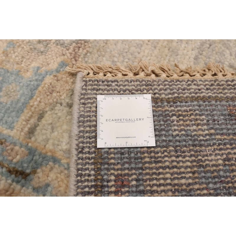 ECARPETGALLERY Hand-knotted Jules Serapi Light Grey Wool Rug - 7'11 x 9'10