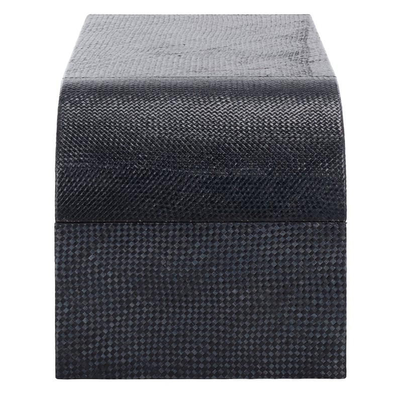 SAFAVIEH Home Pipat Curved Pandan Coffee Table, Fully Assembled - 18"W x 45"D x 18"H