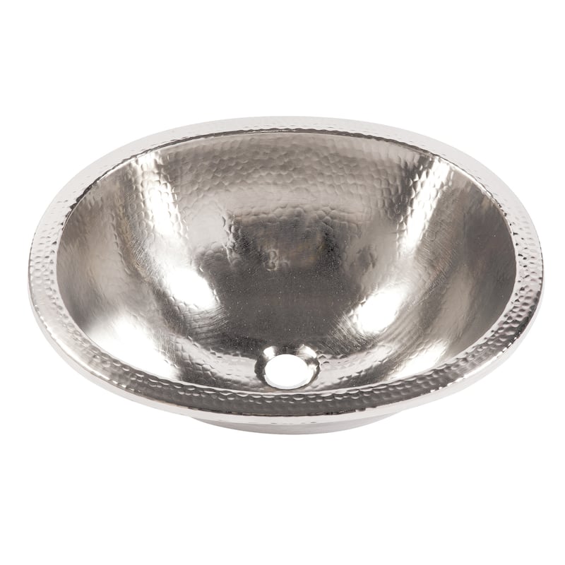 Edison 18.75" Dual Flex Bathroom Sink in Nickel