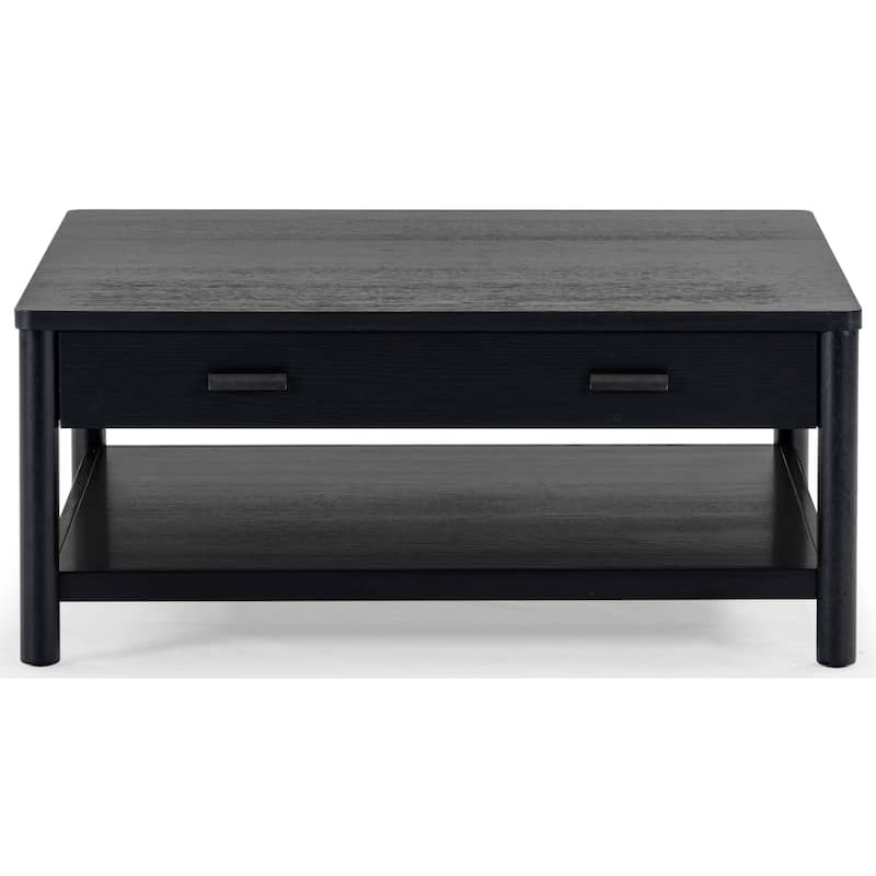 SAFAVIEH Couture Jaylessa Wood 1 Drawer Coffee Table - 42"W x 42"D x 18"H