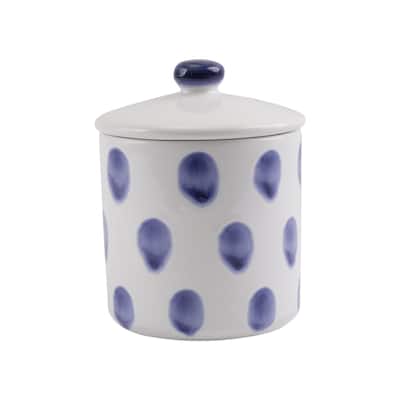 viva by VIETRI Santorini Dot Small Canister