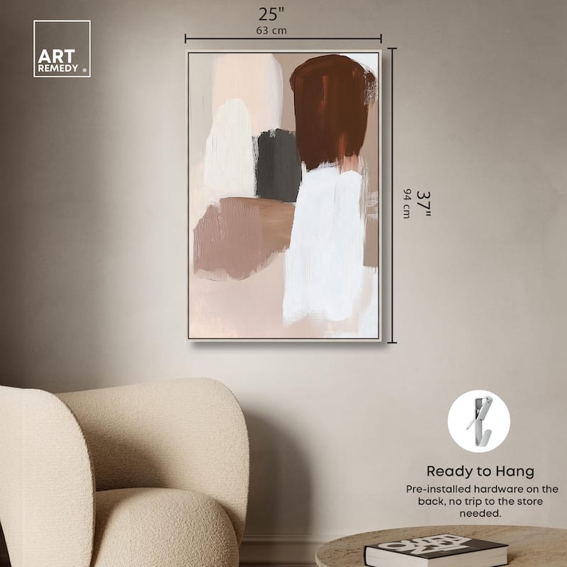Veiled Browns Canvas by Art Remedy
