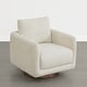 preview thumbnail 10 of 67, Spruce & Spring Rebecca Swivel Accent Chair Armchair with Back Cushion