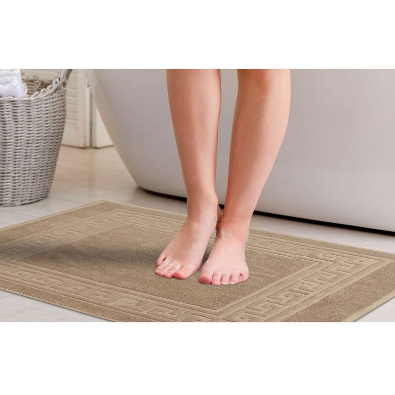 Superior Plush & Absorbent 900 GSM Cotton Bath Mat - (Set of 2)
