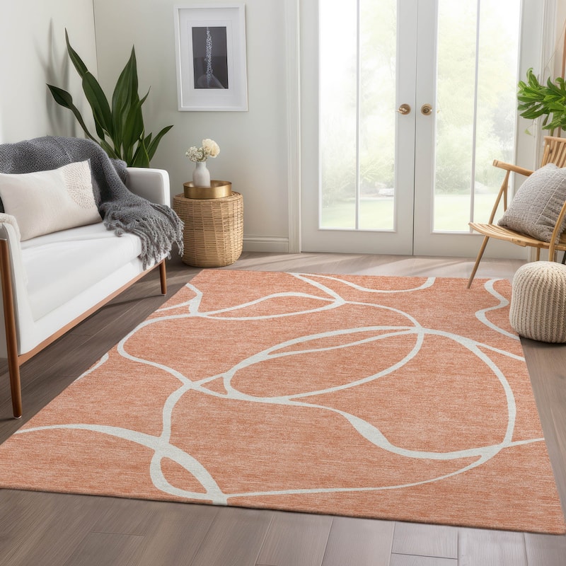 Premium Washable Super Soft Abstract Dash Mayfield Rug