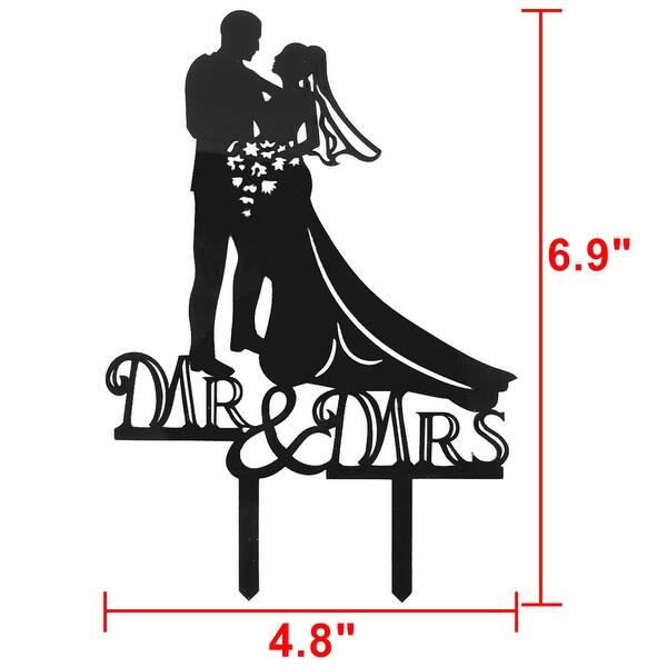 Shop Dessert Store Acrylic Mr And Mrs Shaped Handicraft Diy