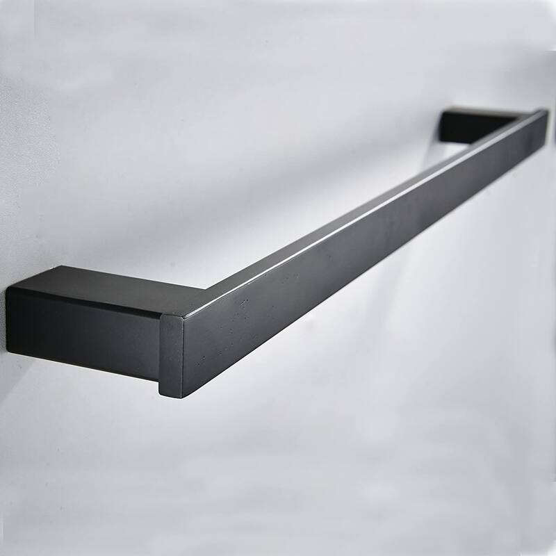 Modern Matte Black 4-piece Bathroom Hardware Sets - 5.12×2.76