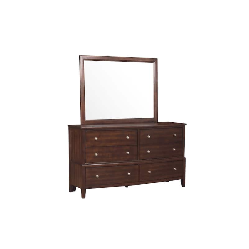 Bedroom Furniture Dark Cherry Finish Wooden Furniture