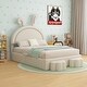 preview thumbnail 33 of 42, Upholstered Velvet Platform Bed with 2 Storage Benches
