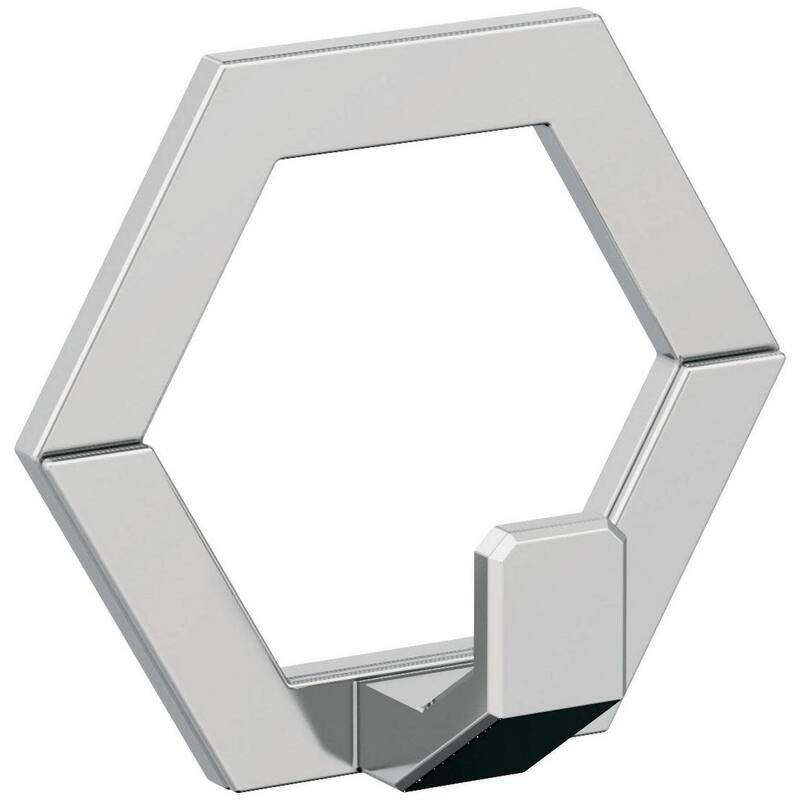 Amerock HBX37015 Prismo Single Robe Hook - Chrome