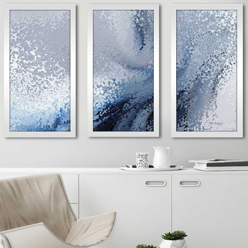 "Numbers 23 19 Our Anchor in Times of Storm" 3 Piece Print on Acrylic