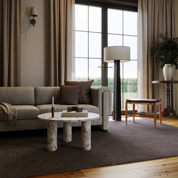 Nate Berkus Crosby 100% Wool Hand-knotted Rug, Modern, 0.35