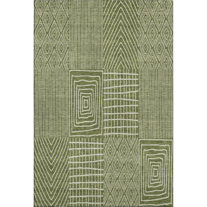 Premium Washable Super Soft Modern Geo Charm Mayfield Rug