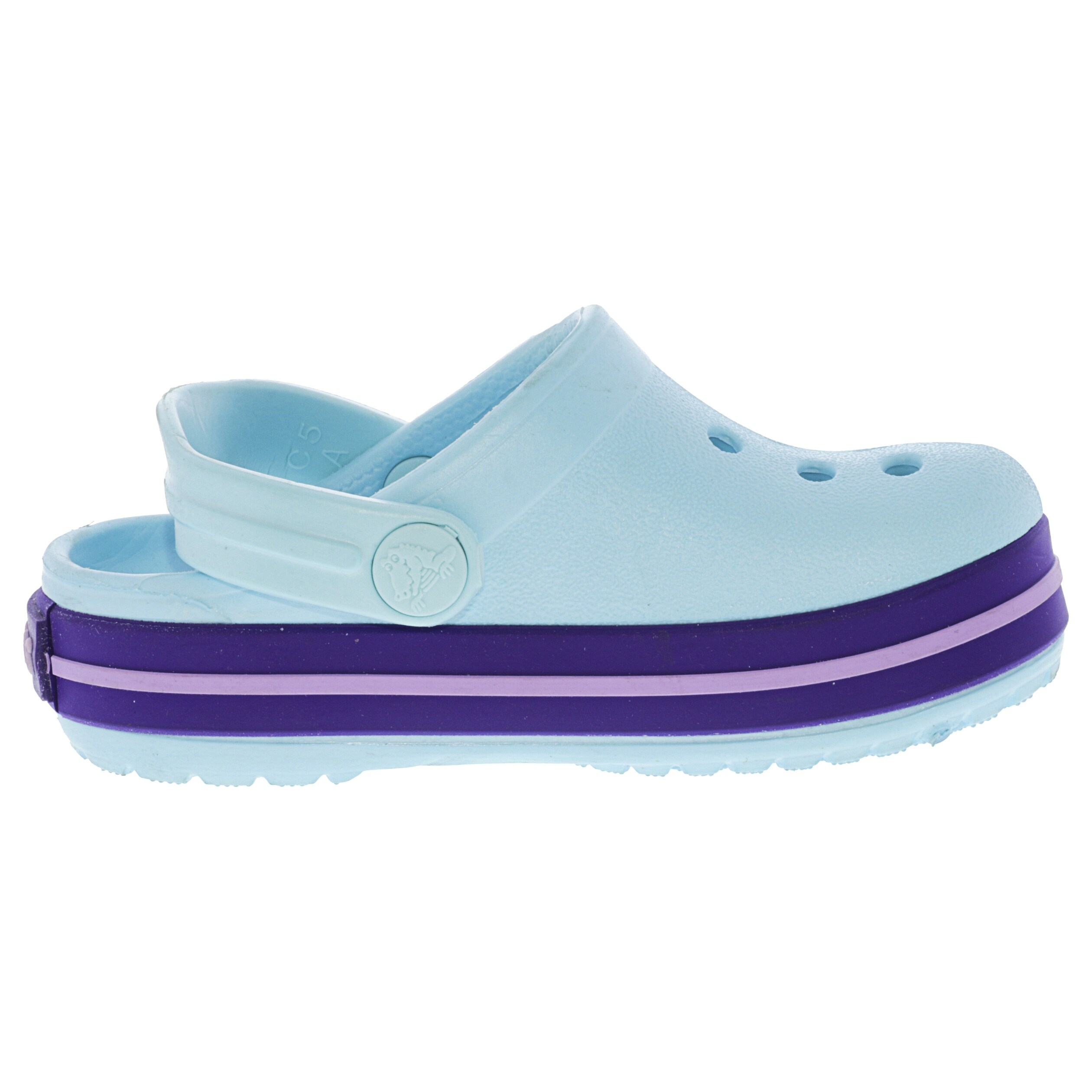 teal crocs kids
