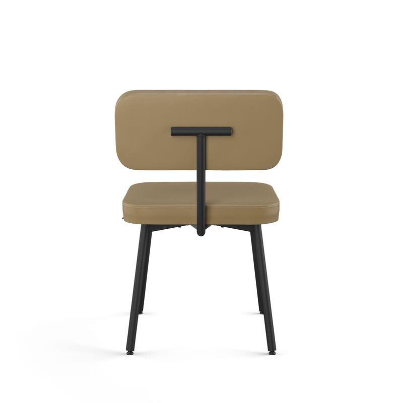 Amisco Tereza Upholstered Dining Chair with Metal Legs