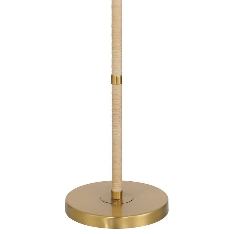 Acroma 61" Traditional Floor Lamp with Drum Lampshade - 1-light