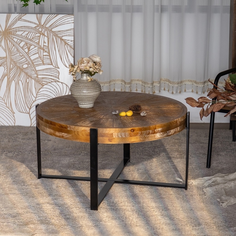 46 inch round wood deals table top