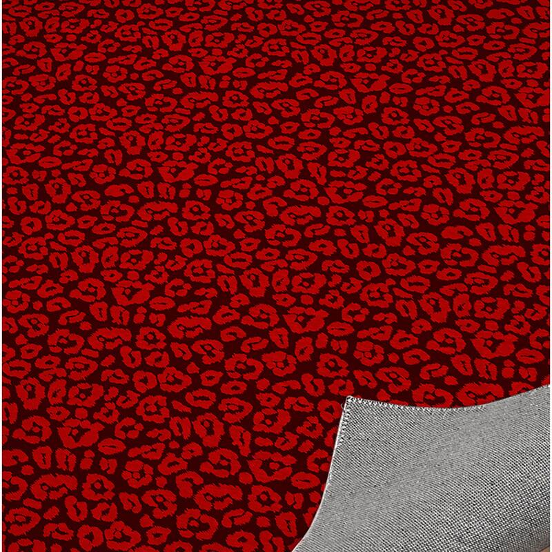 LEOPARD PRINT RED Kitchen Mat By Kavka Designs Bed Bath & Beyond