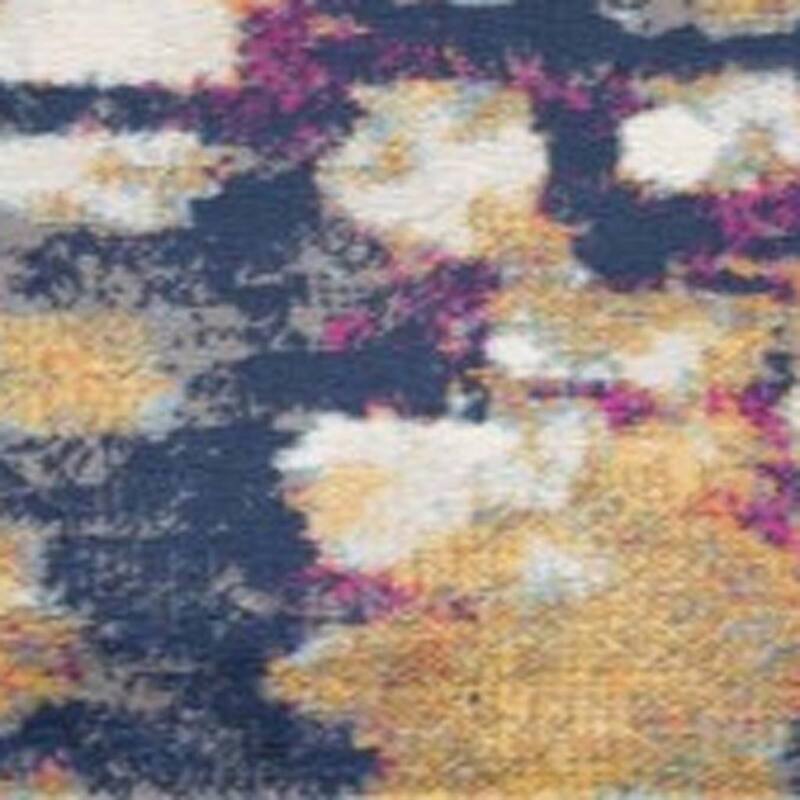 HomeRoots Codo Abstract Modern Square Area Rug