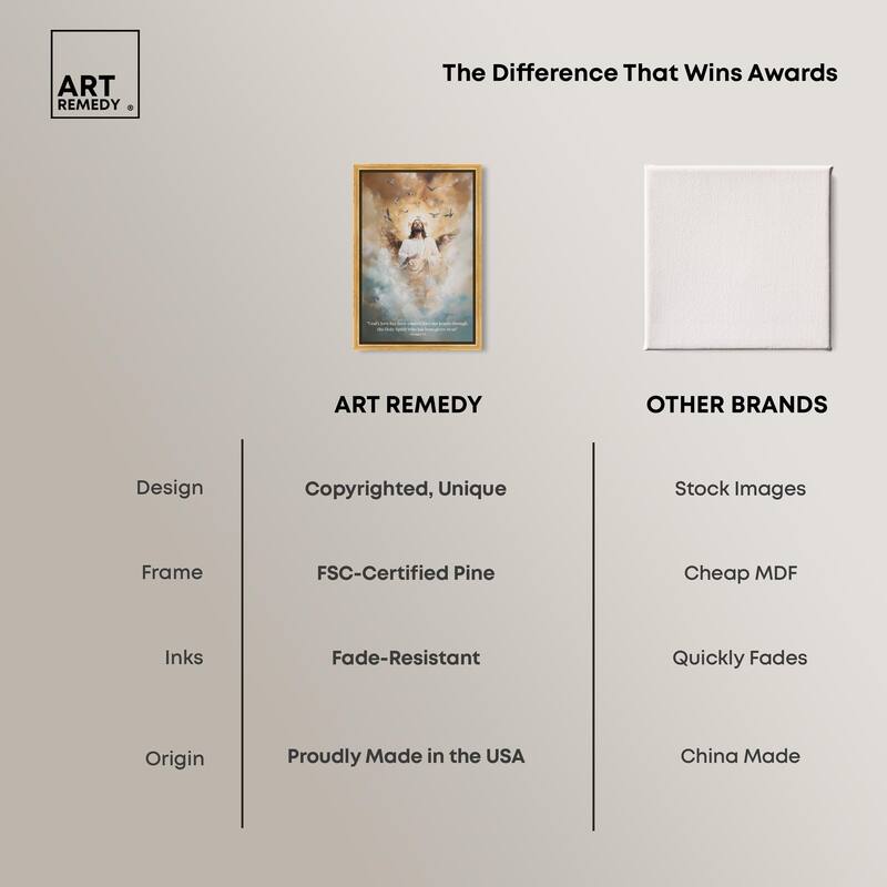 His Love Canvas by Art Remedy