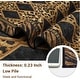 preview thumbnail 2 of 3, Leopard Print Soft Low Pile Checkered Living Room Rugs Washable Indoor Carpet
